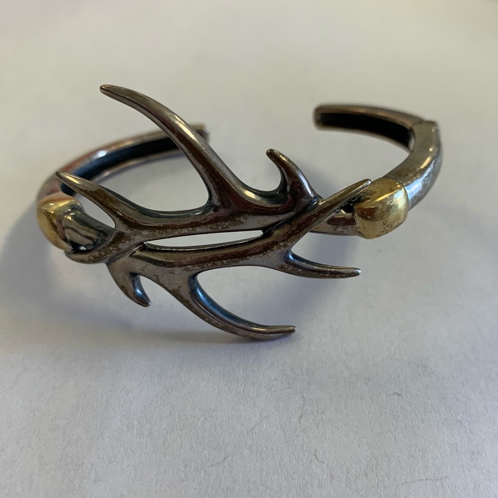 Elizabeth and James Sterling Antler Cuff